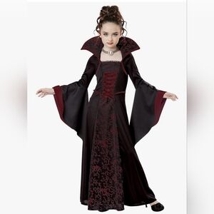 California Costumes Enchanted Vampire Kids Costume - Black and Burgundy